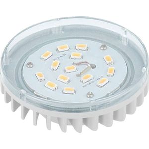 EGLO GX53 LED lamp, reflector gloeilamp, spot 4,9 Watt (40w equivalent), 470 Lumen, lichtbron warm wit, 3000 Kelvin, Ø 7,4 cm