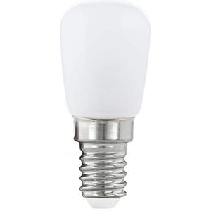 EGLO E14 LED lamp Milky, koelkast gloeilamp, 2,5 Watt (21w equivalent), 210 Lumen, lichtbron warm wit, 2700 Kelvin, ST26, Ø 2,6 cm