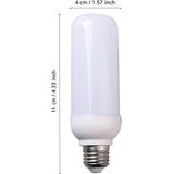 Decoratieve Gloeilamp - Vlammen Effect - Warm Wit Licht - 14 cm