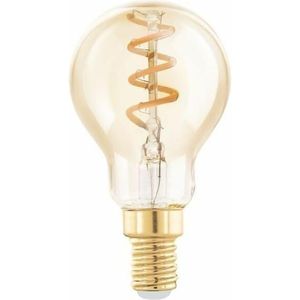 EGLO LED Lamp - E14 - Ø 4,5 cm - P45 - Amber - 2000K - Dimbaar