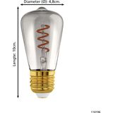 EGLO - LED Lichtbron - Extra Warm Wit - Dimbaar - E27 Fitting