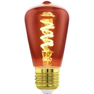 EGLO LED Lamp - E27 - Ø 4,8 cm - ST48 - Koper - 2000K - Dimbaar