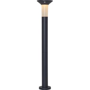 EGLO Corbezzola Sokkellamp - Staande lamp - Buiten - LED - 90 cm - Sensor - Grafiet/Wit