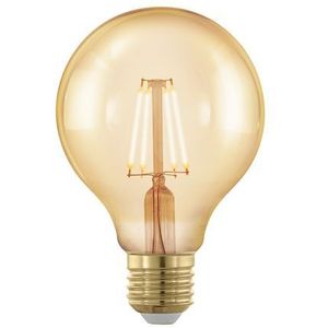 EGLO E27 LED-lamp dimbaar met schakelaar 4,5 W warm wit 2200 K Edison G80 gloeilamp Ø 8 cm
