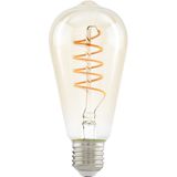 Eglo Ledfilamentlamp Amber St64 Spiraal E27 4w | Lichtbronnen
