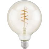 Ledlamp - Ronde E27 - Transparant - Vintage Design - Dimbaar