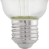 Ledlamp - Ronde E27 - Transparant - Vintage Design - Dimbaar