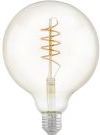 Ledlamp - Ronde E27 - Transparant - Vintage Design - Dimbaar