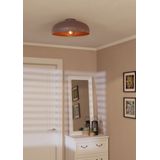 EGLO - Mogano - Plafondlamp - Mokka - Staal - E27 Fitting