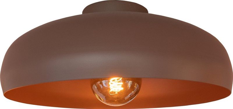 EGLO - Mogano - Plafondlamp - Mokka - Staal - E27 Fitting