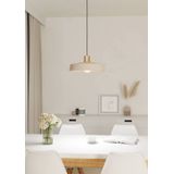 EGLO Valdiola Hanglamp - Beige - Staal - Ø 36 cm