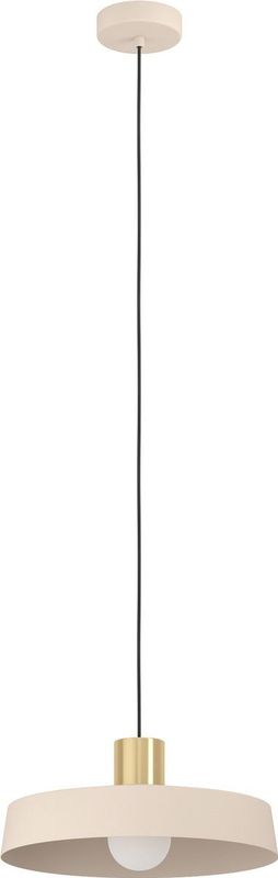 EGLO Valdiola Hanglamp - Beige - Staal - Ø 36 cm