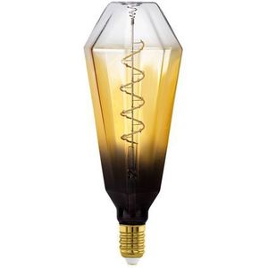 Eglo Ledfilamentlamp Spiral T100 - Zand - D10cm - Dimbaar - Warm Wit - E27 - 4w | LED lampen