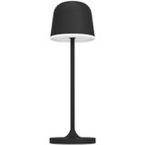 EGLO LED tafellamp buiten Mannera, nachtlampje touch dimbaar, verplaatsbare terraslamp met USB-port, outdoor tafel lamp van zwart metaal en wit kunststof, buitenverlichting warm wit, IP54