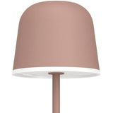 EGLO LED tafellamp buiten Mannera, nachtlampje touch dimbaar, verplaatsbare terraslamp met USB-port, outdoor tafel lamp van roestbruin metaal en wit kunststof, buitenverlichting warm wit, IP54