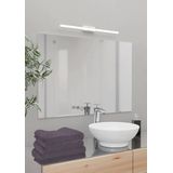 EGLO Verdello Spiegellamp - LED - 60 cm - Wit/Grijs