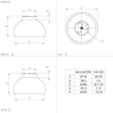 EGLO Mogano 2 Plafondlamp - Zwart - Staal - E27 - Ø28 cm