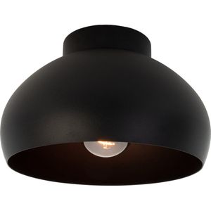 EGLO Mogano 2 plafondlamp lamp, industriële stijl, verlichting voor woonkamer en hal van zwart metaal, E27 fitting