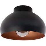 EGLO - Mogano - Plafondlamp - Zwart - Koper - Staal
