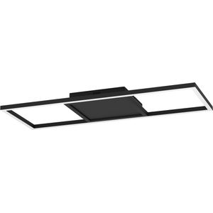 EGLO Connect connect.z Calagrano-Z Smart Plafondlamp - 64 cm - Zwart/Wit - Instelbaar RGB & wit licht - Dimbaar - Zigbee