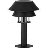 EGLO Sokkellamp buiten Chiappera, buitenlamp voor tuin en terras, padverlichting van zwart metaal en helder glas, tuinlamp met E27 fitting, IP65