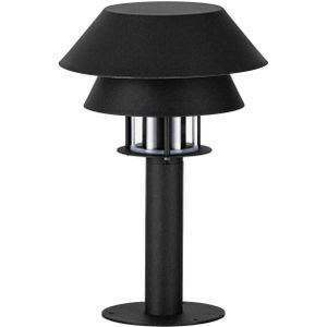 EGLO Chiappera Sokkellamp - E27 - 33 cm - Zwart/Wit