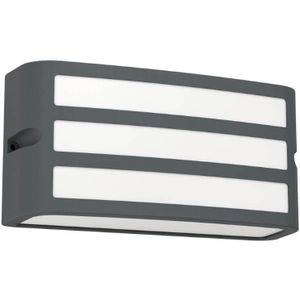 EGLO Camarda Wandlamp Buiten - E27 - 22 cm - Antraciet en Wit