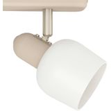 EGLO Corato Spot - E14 - 30 cm - Wit/Beige - Staal/Glas