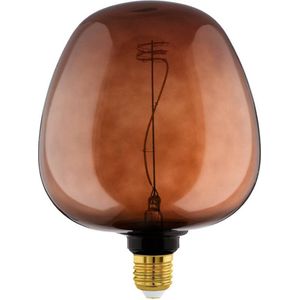 EGLO - LED Lichtbron - Cognac - Dimbaar - E27 Fitting