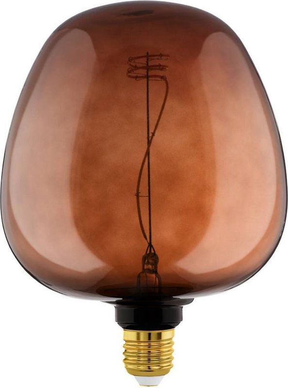 EGLO - LED Lichtbron - Cognac - Dimbaar - E27 Fitting