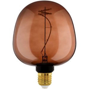 EGLO - LED Lichtbron - Cognac - E27 - Dimbaar