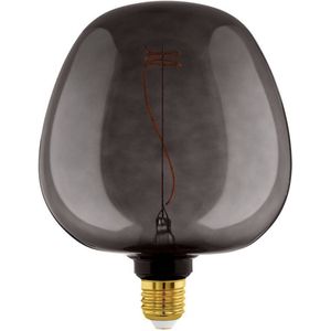EGLO - G190 - LED Lamp - Zwart - E27 - Ø 19 cm - 2000K - Dimbaar