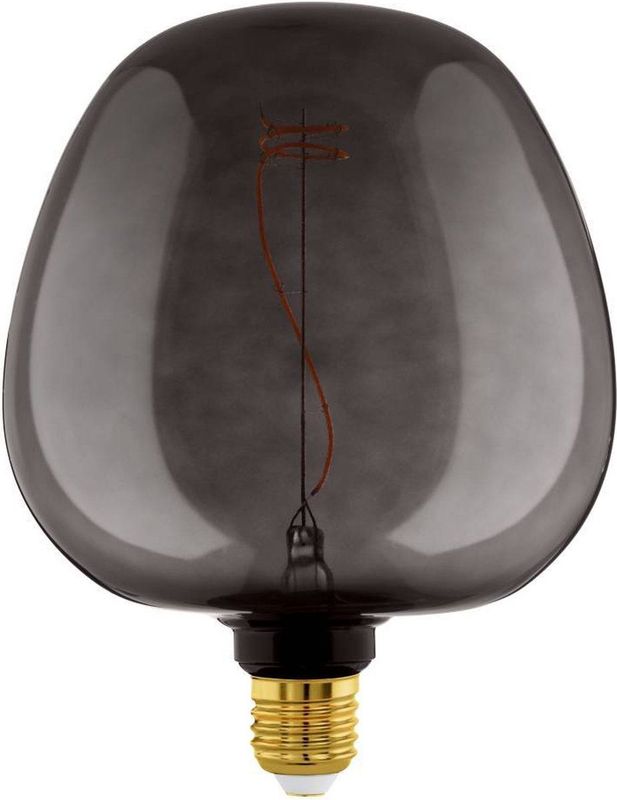 EGLO - G190 - LED Lamp - Zwart - E27 - Ø 19 cm - 2000K - Dimbaar