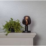 EGLO - LED Lichtbron - Zwart Glas - Dimbaar - E27 Fitting - 2000K