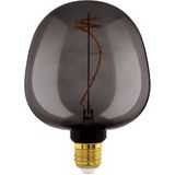 EGLO - LED Lichtbron - Zwart Glas - Dimbaar - E27 Fitting - 2000K