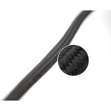 EGLO Barbotto - Hanglamp - Zwart - Metaal en Houtlook - Incl. GU10-lamp