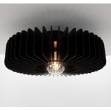 EGLO - Palombaia - Plafondlamp - Zwart - Hout/Staal