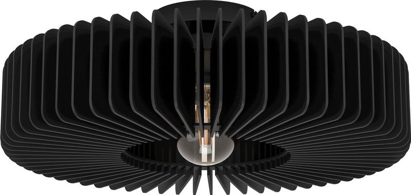 EGLO - Palombaia - Plafondlamp - Zwart - Hout/Staal