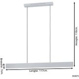 EGLO - Andreas-Z - Hanglamp - Grijs - Staal en Kunststof