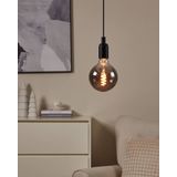 EGLO connect.z Smart LED Lamp -E27 - Ø 12,5 cm - Smoke - Rookglas - 2000K - Dimbaar - Zigbee