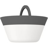 EGLO Meggiano Tischlampe– Elegantes Grau&Weißes Design
