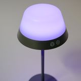 EGLO Meggiano Tischlampe– Elegantes Grau&Weißes Design