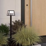 EGLO Altilia Solar Priklamp - Staande lamp Buiten - zonne-energie - LED - 106 cm - Zwart/Wit