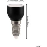 EGLO - LED Lichtbron - Wit Glas - Zwarte Rand - Dimbaar