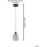 EGLO - Molochio-Z - Hanglamp - Rookglas - Slimme Verlichting