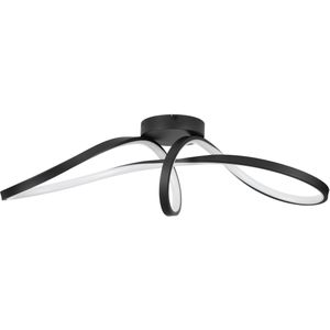 EGLO connect.z Calarossa-Z Smart Plafondlamp - LED - 70.5 cm - Zwart|Wit - Instelbaar RGB & wit licht - Dimbaar - Zigbee