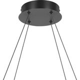 EGLO Parruta Hanglamp - LED - Ø 99 cm - Zwart - Wit - Dimbaar