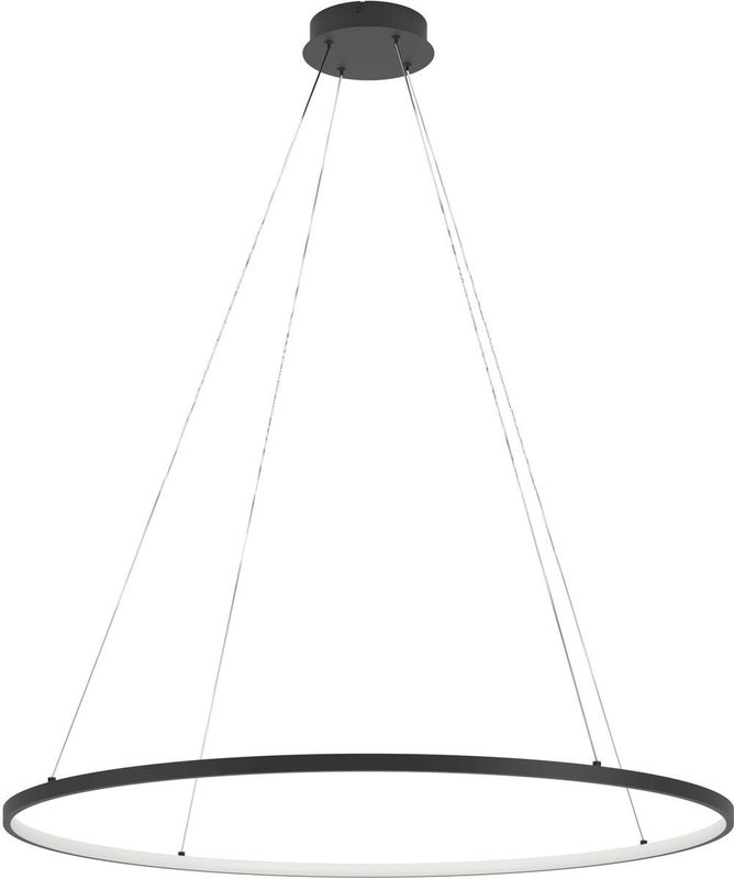 EGLO Parruta Hanglamp - LED - Ø 99 cm - Zwart - Wit - Dimbaar