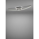 EGLO - Lungolago - Plafondlamp - Zwart/Wit - 74 cm - Dimbaar