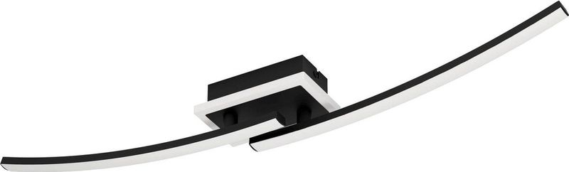 EGLO - Lungolago - Plafondlamp - Zwart/Wit - 74 cm - Dimbaar